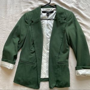 Olive green Kensie blazer size XS
